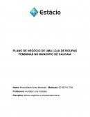 PLANO DE NEGÓCIO DE UMA LOJA DE ROUPAS FEMININAS NO MUNICÍPIO DE CAUCAIA