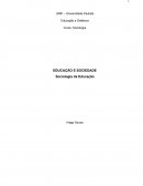 Educação e Sociedade - Sociologia Aplicada