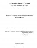 O Estudo da Filosofia e o Desenvolvimento Social Humano Através da História