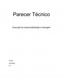 Parecer técnico de drenagem