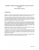 ECONOMIA: O Ambiente Econômico - Globalização e Cenários da Economia Brasileira