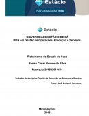 MBA em Gestão de Operações, Produção e Serviços.