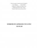 SINDROME DE ASPERGER E INCLUSÃO ESCOLAR