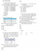 Lista de exercício - Estequiometria - Gás fora da CNTP