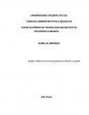 PROJETO MULTIDISCIPLINAR DE RECURSOS HUMANOS