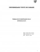 TRABALHO DE CONSTRUÇÃO CIVIL II IMPERMEABILIZAÇÃO