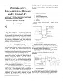 Descrição Sobre Funcionamento e Fluxo da Dados de Uma CPU