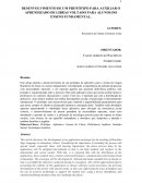 DESENVOLVIMENTO DE UM PROTÓTIPO PARA AUXILIAR O APRENDIZADO DE LIBRAS VOLTADO PARA ALUNOS DO ENSINO FUNDAMENTAL