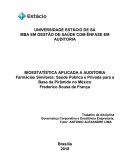 A BIOESTATÍSTICA APLICADA A AUDITORIA