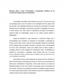 Resenha sobre o texto "Comunidade: a apropriação científica de um conceito tão antigo quanto a humanidade."