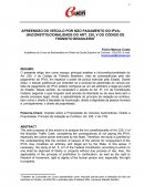 APREENSÃO DO VEÍCULO POR NÃO PAGAMENTO DO IPVA: (IN)CONSTITUCIONALIDADE DO ART. 230, V DO CÓDIGO DE TRÂNSITO BRASILEIRO