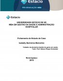 Trabalho da disciplina Gestão de Gente em Saúde