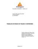 TRABALHO DE ENSAIO DE TRAÇÃO E COMPRESSÃO