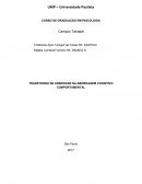 O TRANSTORNO DE ANSIEDADE NA ABORDAGEM COGNITIVO COMPORTAMENTAL