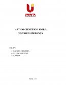 ARTIGO SOBRE GESTÃO E LIDERANÇA