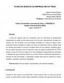 Paper plano de negócios padaria rei do trigo