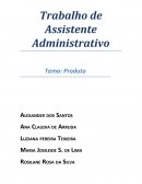 Trabalho de Assistente Administrativo