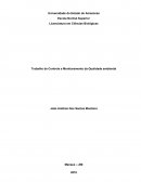 Trabalho de Controle e Monitoramento da Qualidade Ambiental