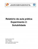 Quimica - Solubilidade