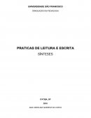 Praticas de leitura e escrita