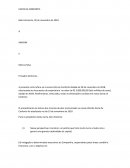 A CARTA DE CONFORTO