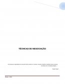 As Técnicas de Negociação