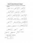 Cálculo Diferencial e Integral