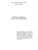 FUNDAMENTOS DA ADMINISTRAÇÃO ÁREAS FUNCIONAIS DA ADMINISTRAÇÃO