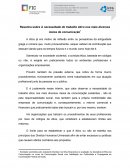 Resenha sobre "A necessidade do trabalho ético nos mais diversos meios de comunicação"