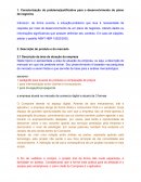 Caracterização do problema/justificativa para o desenvolvimento do plano de negócios