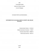 INSTRUMENTOS DE AVALIAÇÃO E PRÁTICA DOCENTE: UMA ANÁLISE REFLEXIVA