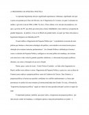 Resumo do primeiro capítulo do texto: "A Hegemonia da Pequena Política" de Carlos Nelson Coutinho
