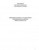 GERENCIAMENTO DE PROJETOT.I. E PLANO DE NEGÓCIO INTRAEMPREENDEDOR NAS EMPRESAS