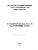 O PRINCÍPIO DA ISONOMIA NO FILME “JULGAMENTOS DE GUERRA”