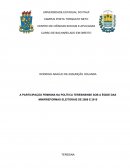 A PARTICIPAÇÃO FEMININA NA POLÍTICA TERESINENSE SOB A ÉGIDE DAS MINIRREFORMAS ELEITORAIS DE 2009 E 2015