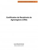 CERTIFICADO DE RECEBÍVEIS DO AGRONEGÓCIO - CRA