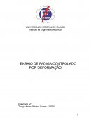 O ENSAIO DE FADIGA CONTROLADO POR DEFORMAÇÃO