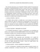 CONTRATO DE LOCAÇÃO PARA ARRENDAMENTO DE ESPAÇO