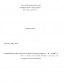 Questionário - Direito Processual Civil V