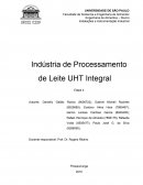 Indústria de Processamento de Leite UHT Integral