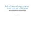 Definições de Ações Estratégicas Para a Empresa Minas Móvel