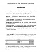 CONTRATO SOCIAL POR COTAS DE RESPONSABILIDADE LIMITADA