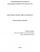 Artigo: Súmula vinculante: figura do common law?