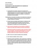 PROCEDIMENTO PARA ENCHIMENTO DE CILINDROS DE DIÓXIDO DE CARBONO (CO2)