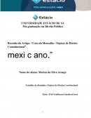 Resenha Tópicos de Direito Constitucional