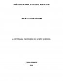 A HISTÓRIA DA ESCRAVIDÃO DO NEGRO NO BRASIL