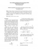 Determinação da Densidade de Materiais Sólidos.