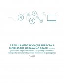 ANALISE SOBRE A LEI DE MOBILIDADE URBANA