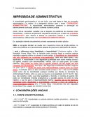 A Improbidade Administrativa