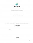 PROPOSTA DE POLÍTICA AMBIENTAL DE UMA INDÚSTRIA DE LATICÍNIOS